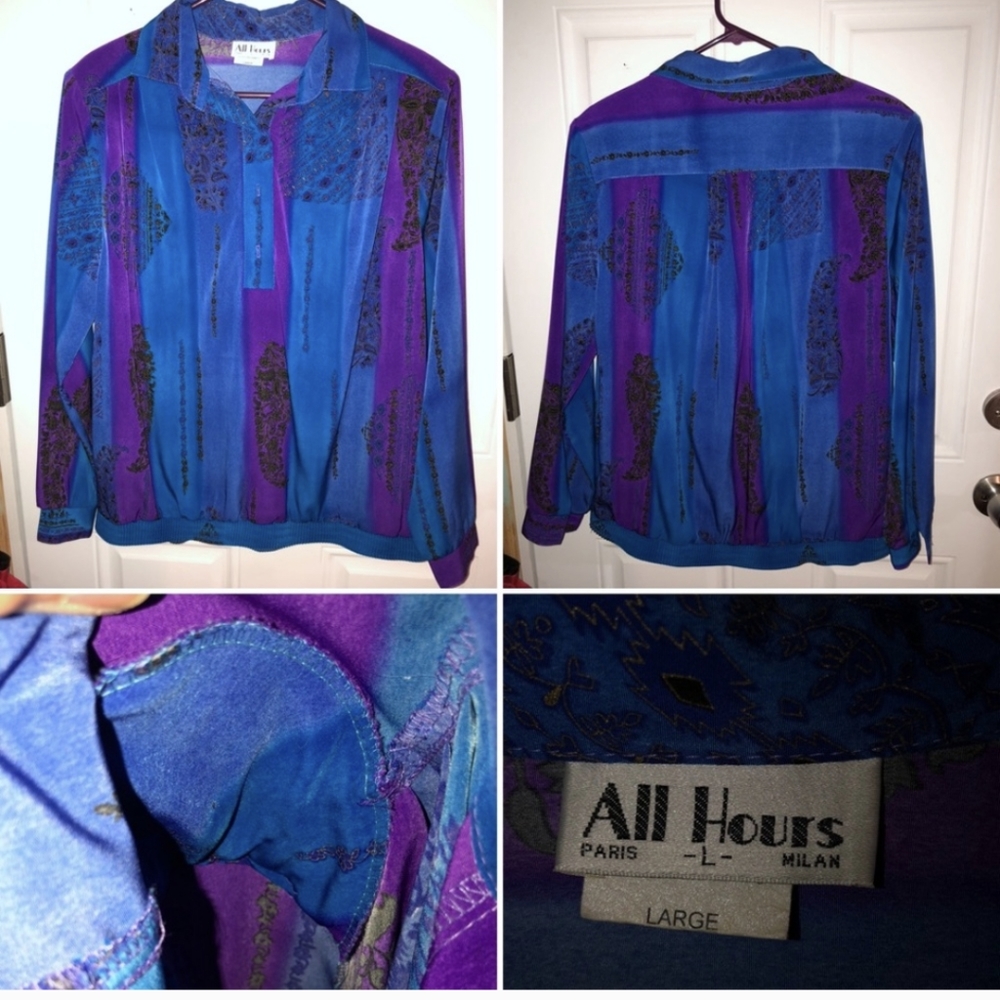 Vintage All Hours brand ladies blouse
